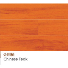 Suelo de madera laminada y laminada de teca china de calidad superior